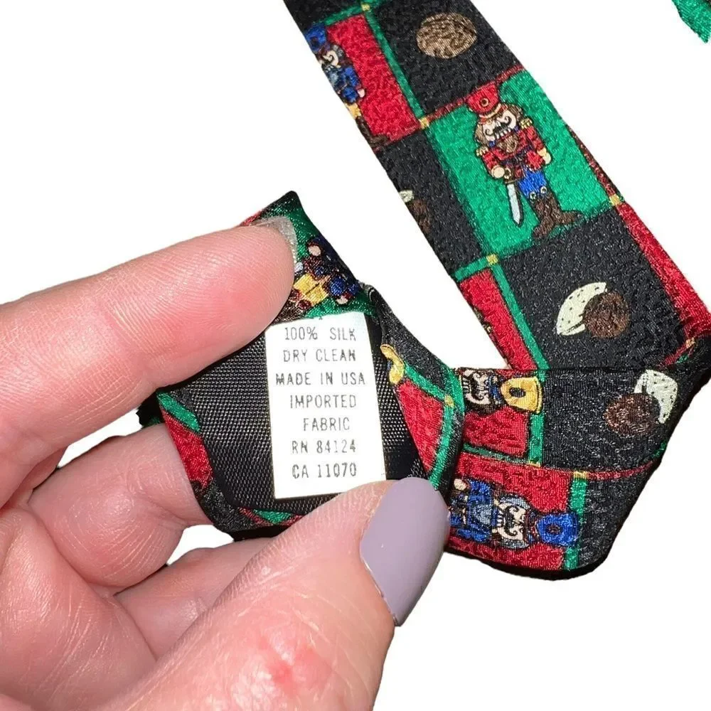 VTG 1998 RM Holidays Silk Nutcracker‎ Christmas Tie Made in USA